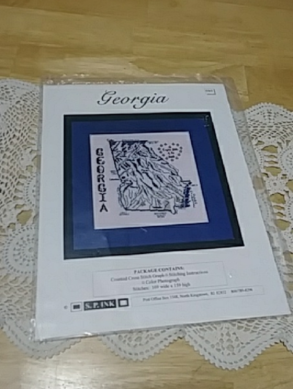 State of Georgia Counted Cross Stitch chart-pak